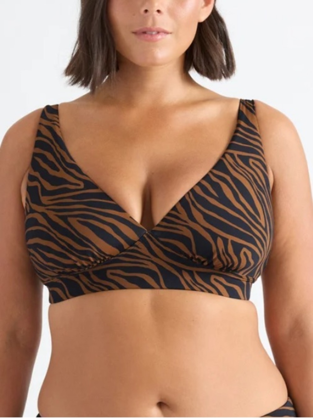 Plunge Bikini Top Feline Limited Edition XXL